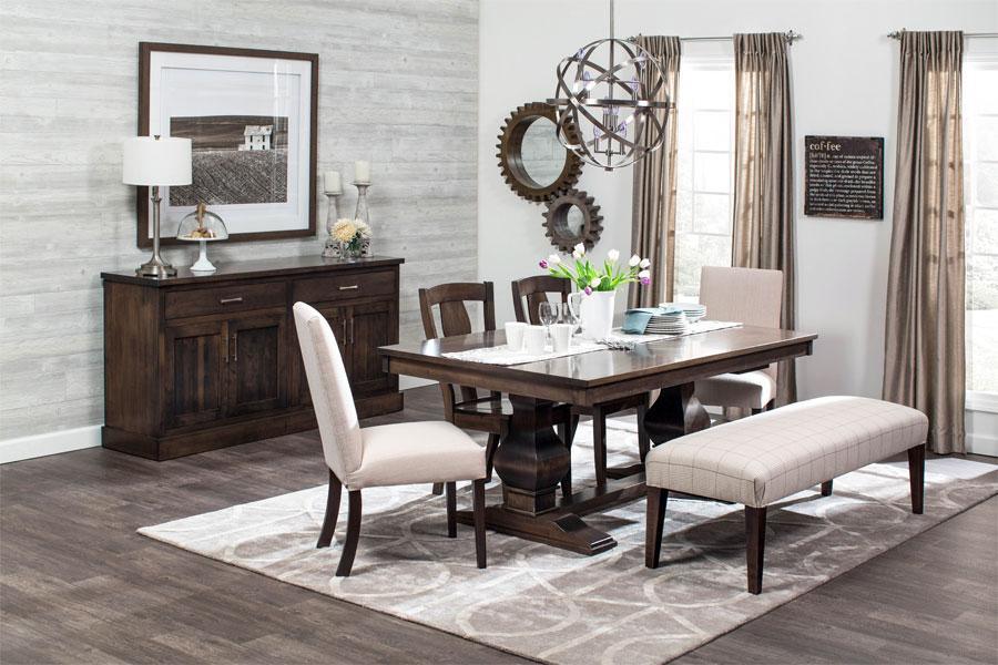 Claire Bench With Upholstery Dining Simply Amish