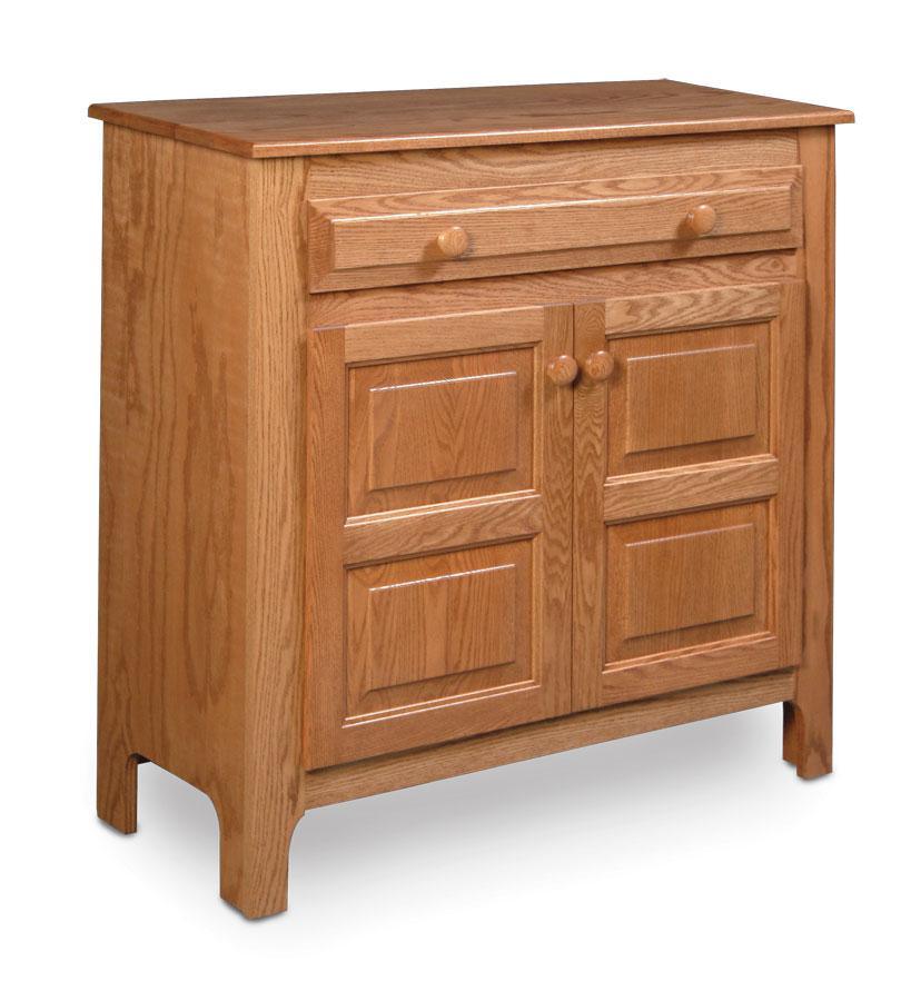 Country 1-Drawer Cabinet Off Catalog Simply Amish Smooth Cherry 