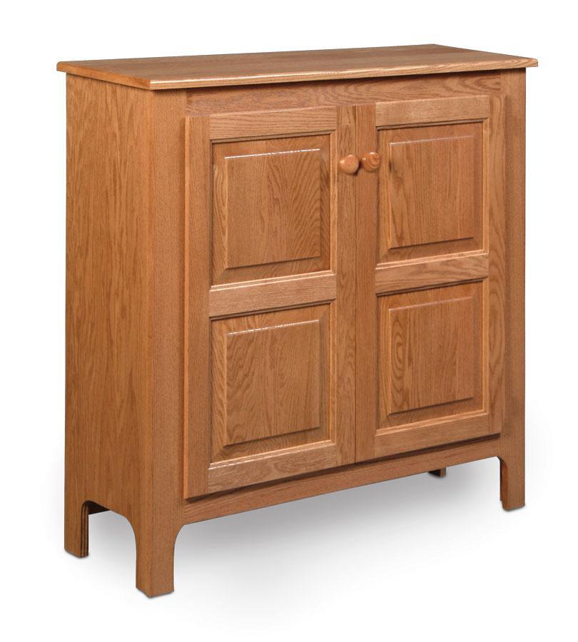 Country Double Door Cabinet Off Catalog Simply Amish Smooth Cherry 