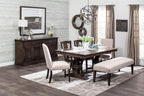 Crawford Double Pedestal Table with Leaves Dining Simply Amish
