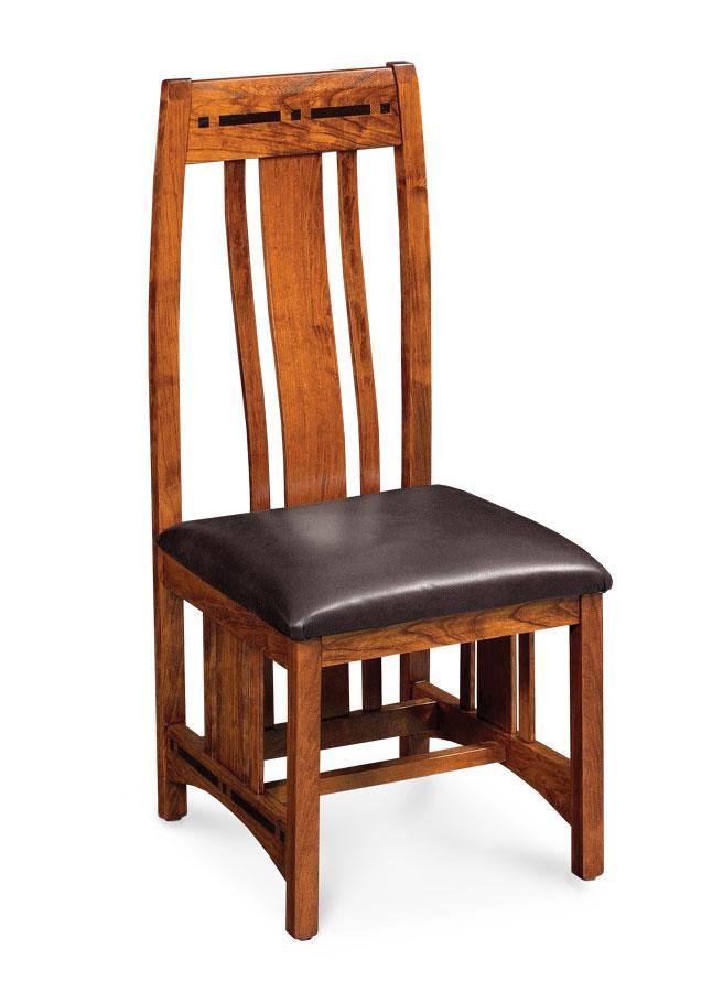Express Ship Aspen Side Chair with Lower Back Dining Simply Amish 