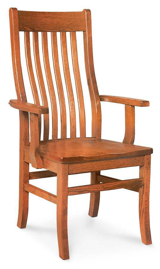 Express Ship Urbandale II Arm Chair Dining Simply Amish 