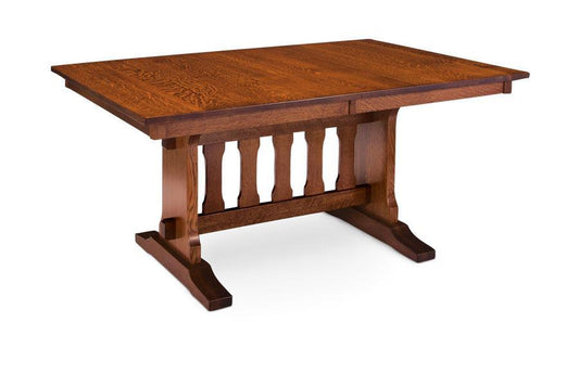 Franklin Trestle II Table with Leaves- Large Off Catalog Simply Amish 