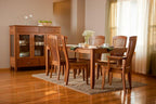 Justine Leg Table with Leaves- Small Dining Simply Amish