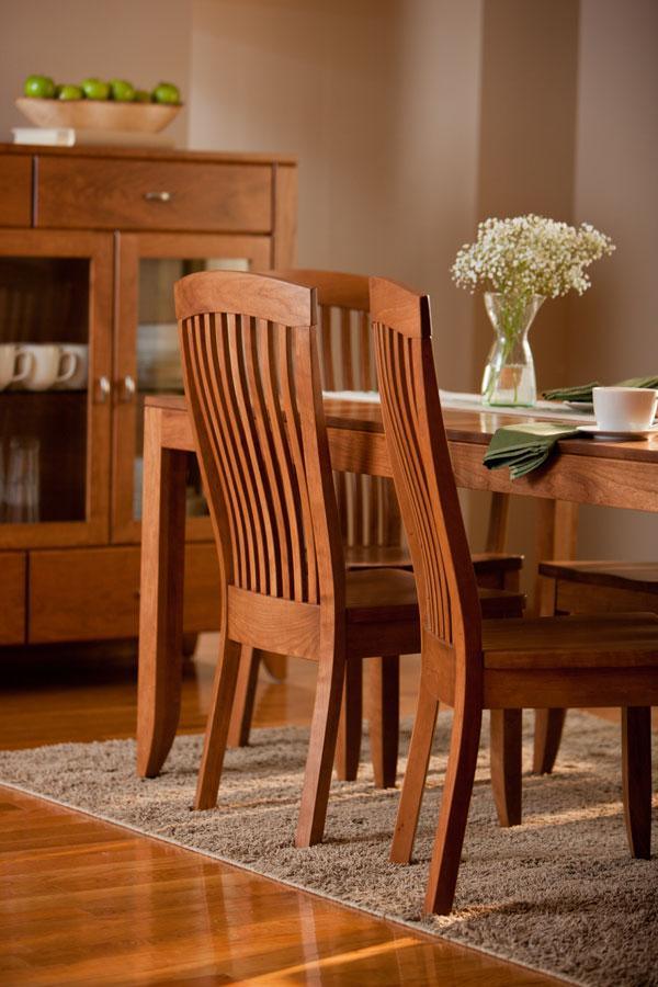 Justine Leg Table with Leaves- Small Dining Simply Amish