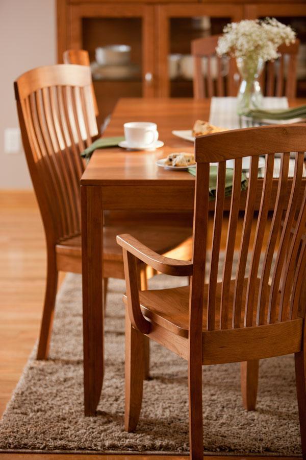 Justine Leg Table with Leaves- Large Dining Simply Amish