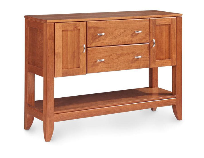 Justine Open Sideboard in your choice of wood and finish