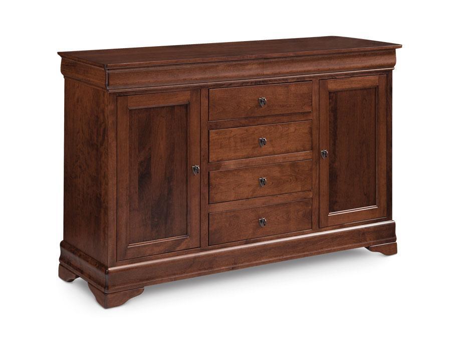 Louis Philippe Sideboard Off Catalog Simply Amish Smooth Cherry 
