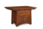 MaRyan Island Table Dining Simply Amish Smooth Cherry