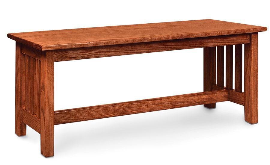 Mission Dining Bench Dining Simply Amish 36 inch Smooth Cherry 