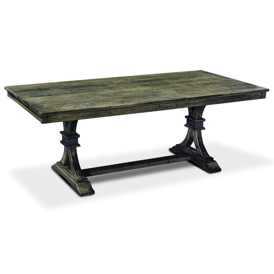 Montgomery Trestle Table with Leaves- Small Off Catalog Simply Amish 