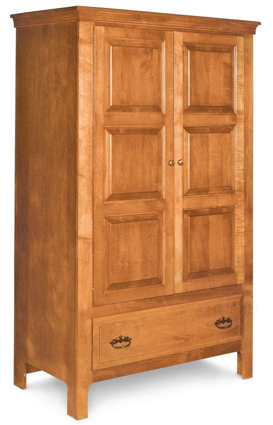 Pantry Cabinet Dining Simply Amish Smooth Cherry 