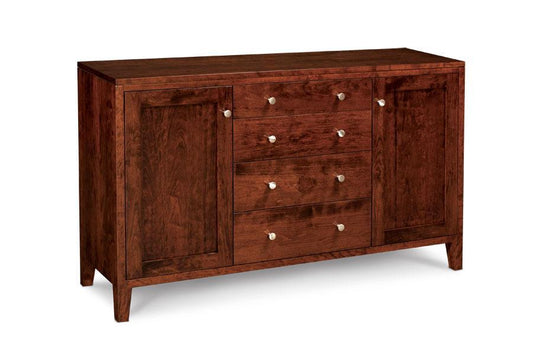 Parkdale Buffet Dining Simply Amish 60 inch Smooth Cherry 