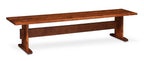 Shenandoah Dining Trestle Bench Dining Simply Amish 36 inch Smooth Cherry