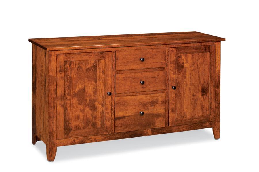Shenandoah Hutch Base, 60 1/4 inch Dining Simply Amish Smooth Cherry 