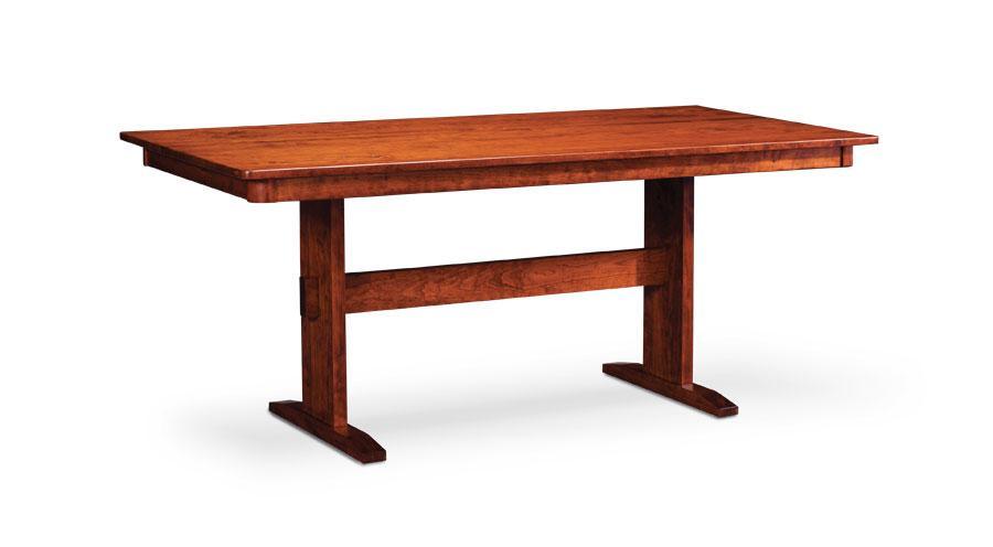 Shenandoah Trestle II Table with Leaves- Large Dining Simply Amish