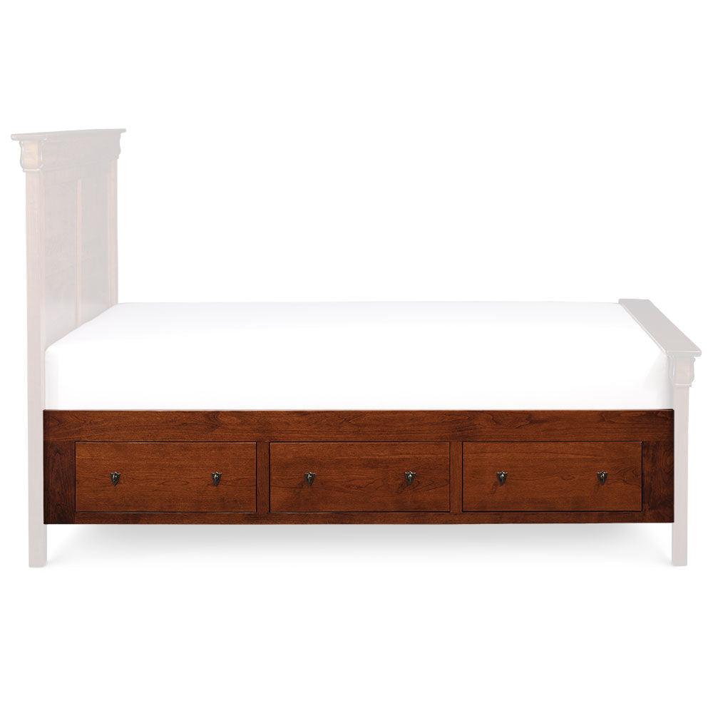 Louis Philippe Under Bed Storage Off Catalog Simply Amish 