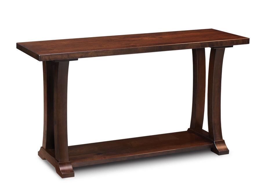 Alexandria Sofa Table Off Catalog Simply Amish Smooth Cherry