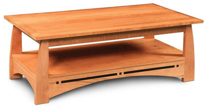 Aspen Coffee Table with Inlay Living Simply Amish 