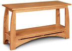 Aspen Sofa Table with Inlay Living Simply Amish 48 inch w Smooth Cherry