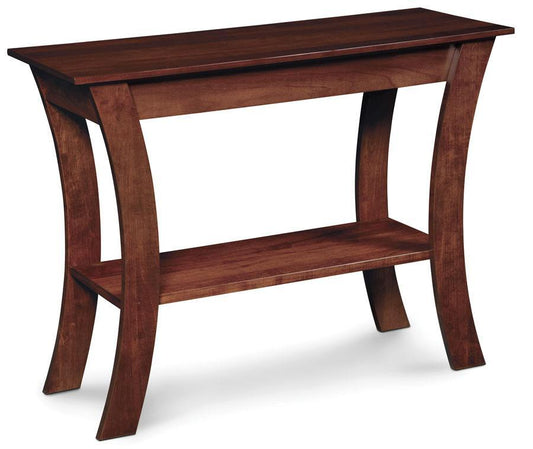 Grace Sofa Table Living Simply Amish Smooth Cherry 