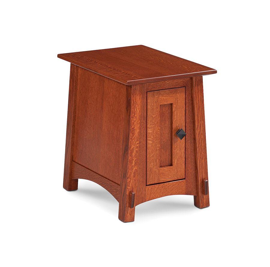 McCoy 1-Door Cabinet Chair Side Table Living Simply Amish 
