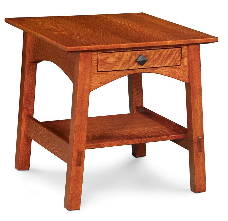 McCoy 1-Drawer End Table Living Simply Amish 