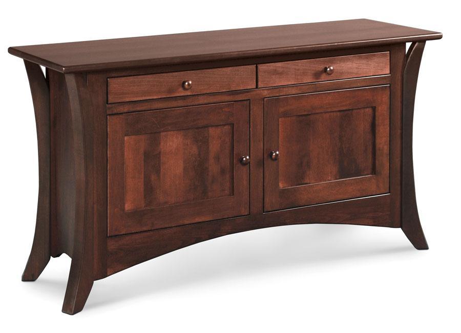 Park Avenue Cabinet Sofa Table Living Simply Amish Smooth Cherry 
