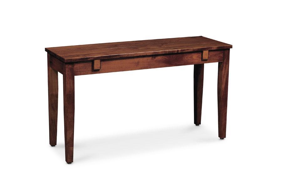 Parkdale Convertible Sofa Dining Table Living Simply Amish 54 inch Smooth Cherry 