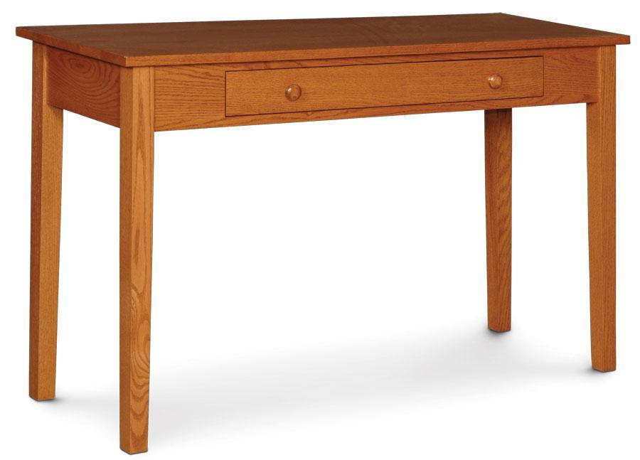 Shaker 1-Drawer Sofa Table Off Catalog Simply Amish Smooth Cherry 