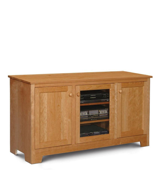 Shaker 3-Door TV Stand Off Catalog Simply Amish Smooth Cherry