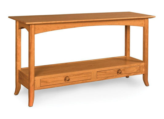 Shaker Hill Sofa Table Off Catalog Simply Amish Smooth Cherry