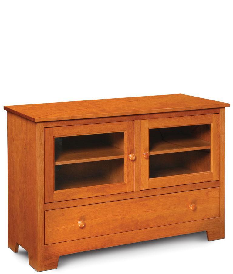 Shaker Small TV Stand Off Catalog Simply Amish Smooth Cherry 