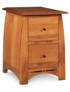 Aspen File Cabinet with Inlay Dining Simply Amish