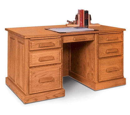 Classic Desk Off Catalog Simply Amish 62 inch w Smooth Cherry 