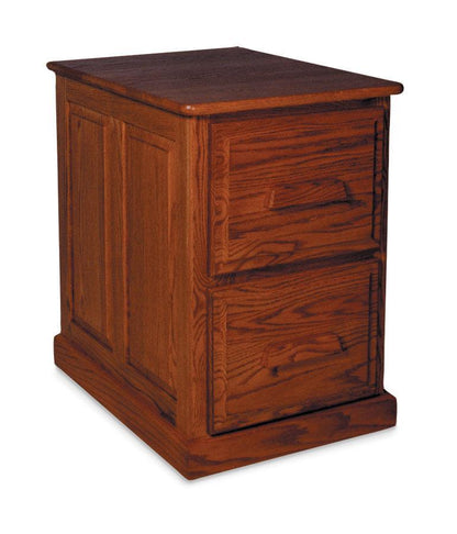 Classic File Cabinet Off Catalog Simply Amish 2 Drawer Plain Side Smooth Cherry