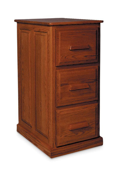 Classic File Cabinet Off Catalog Simply Amish 3 Drawer Raised Panel Side Smooth Cherry