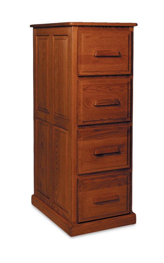 Classic File Cabinet Off Catalog Simply Amish 4 Drawer Raised Panel Side Smooth Cherry
