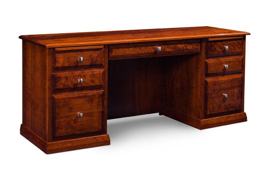 Colburn File Credenza Off Catalog Simply Amish 62 inch Smooth Cherry 