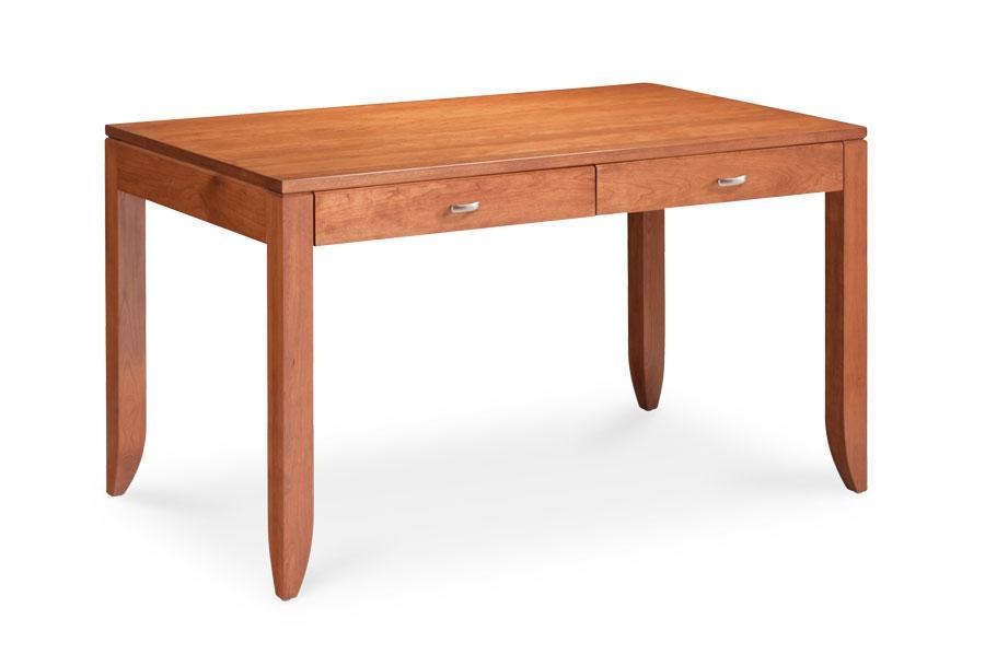 Justine Writing Desk Office Simply Amish Smooth Cherry