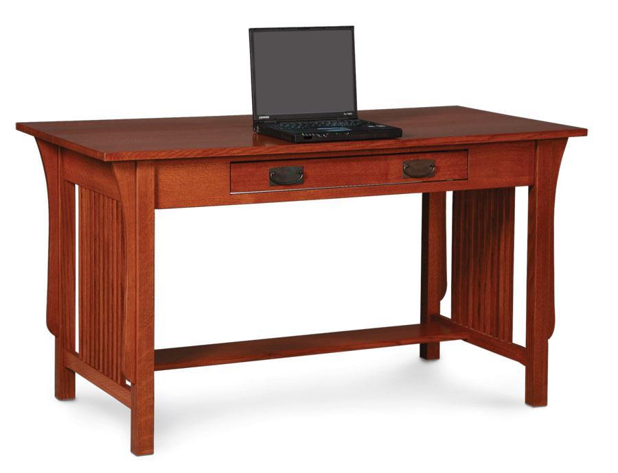 Prairie Mission Writing Desk Medium Office Simply Amish Smooth Cherry