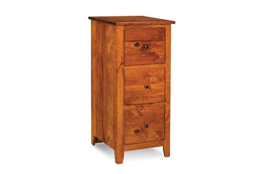 Shenandoah File Cabinet Office Simply Amish 2 Drawer Smooth Cherry 