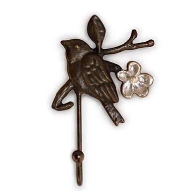 Bird and Cherry Blossom Wall Hook Phaseout SPI Home 