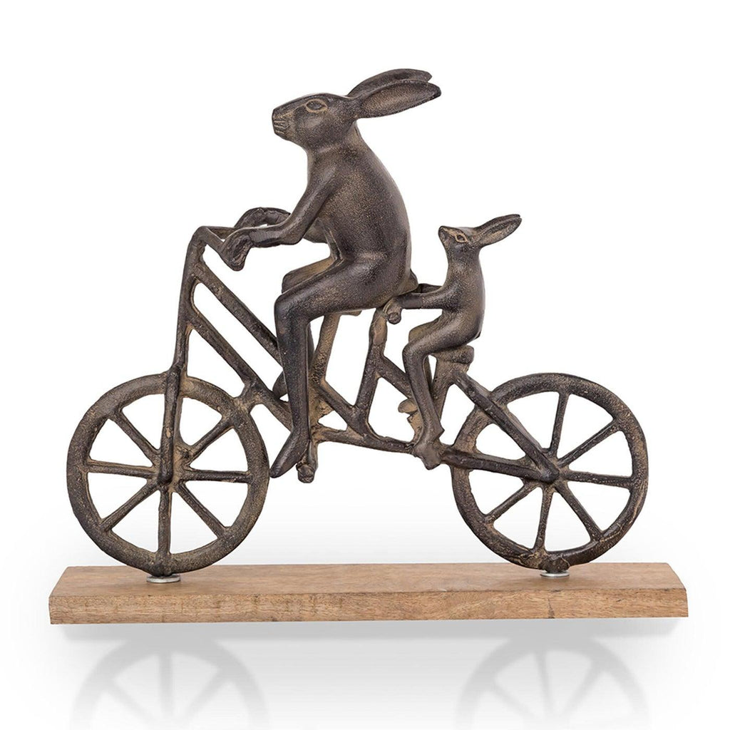 Rabbit Family Bicycle Decor SPI Home 