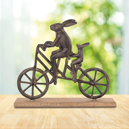 Rabbit Family Bicycle Decor SPI Home 