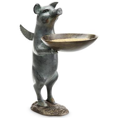 Winged Pig Birdfeeder Decor SPI Home 