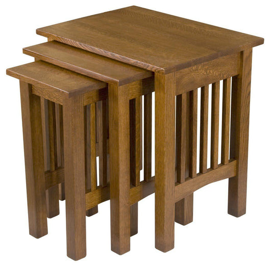 Mission Nesting Table (set of 3) Living Superior Woodcrafts 