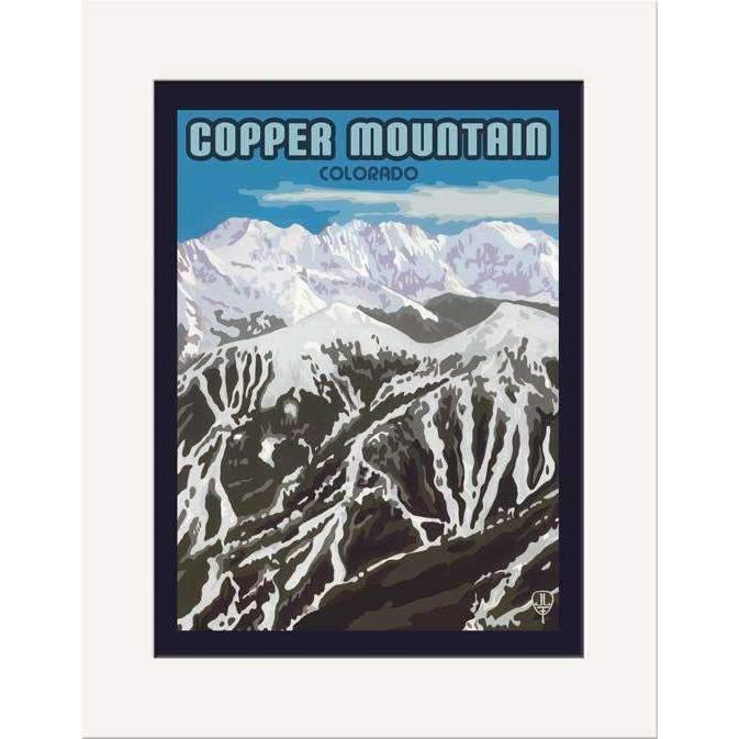 Julie Leidel Copper Mountain Print Decor The Bungalow Craft 8 x 10 Matted Print 