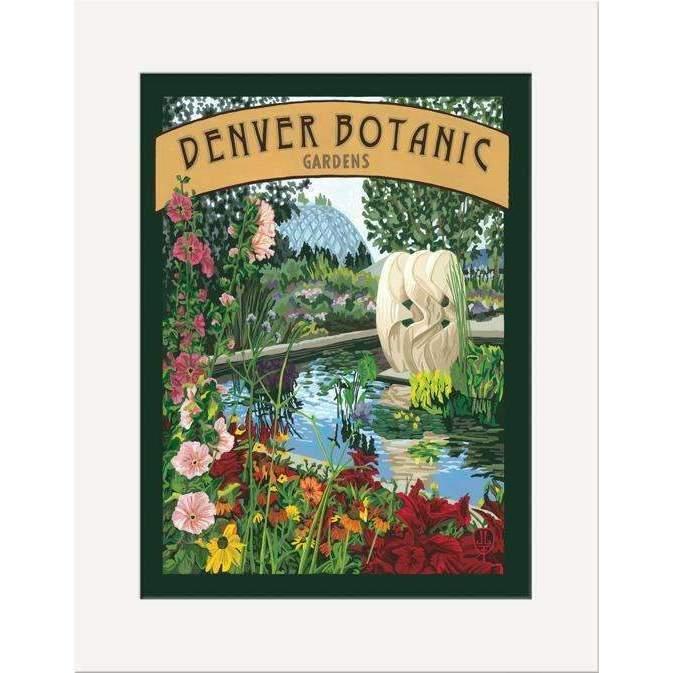 Julie Leidel Denver Botanic Gardens Print Decor The Bungalow Craft 8 x 10 Matted Print 