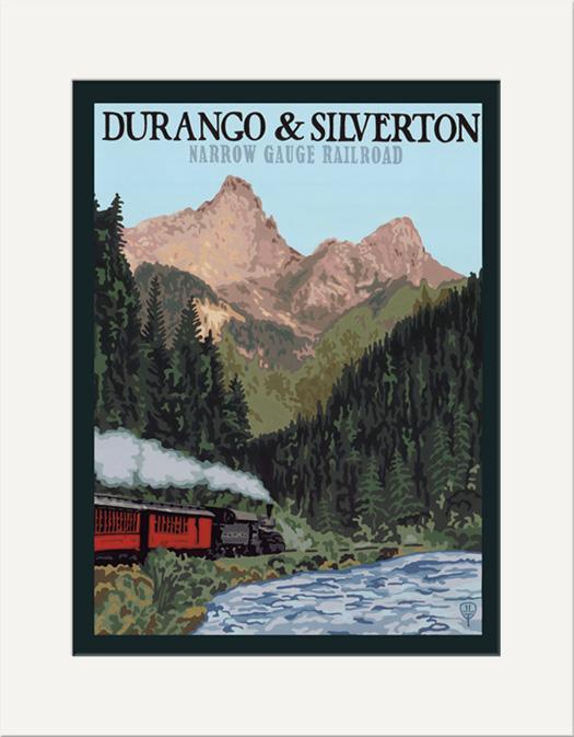 Julie Leidel Durango Silverton Railroad Print Decor The Bungalow Craft 